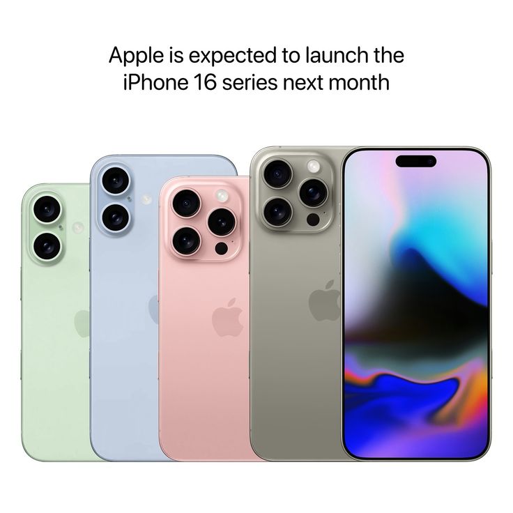 The iPhone 16 series is expected to launch next month! Are you excited_